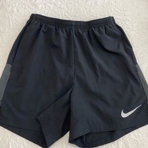 Nike black shorts lined